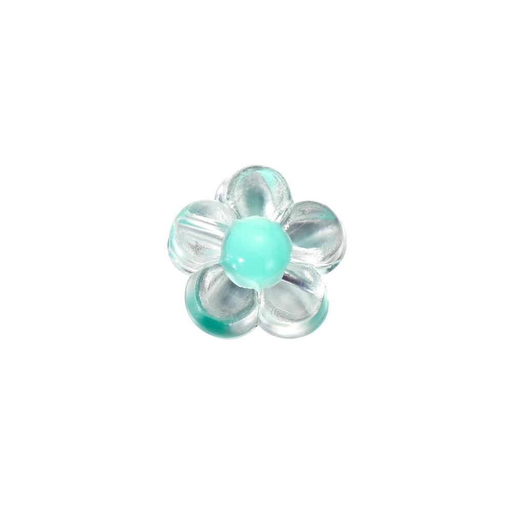 20Pcs/Pack Acrylic Spaced Beads Candy Heart Flower Shape Beads Decoration For DIY Necklace Earrings Jewelry Making Supplies