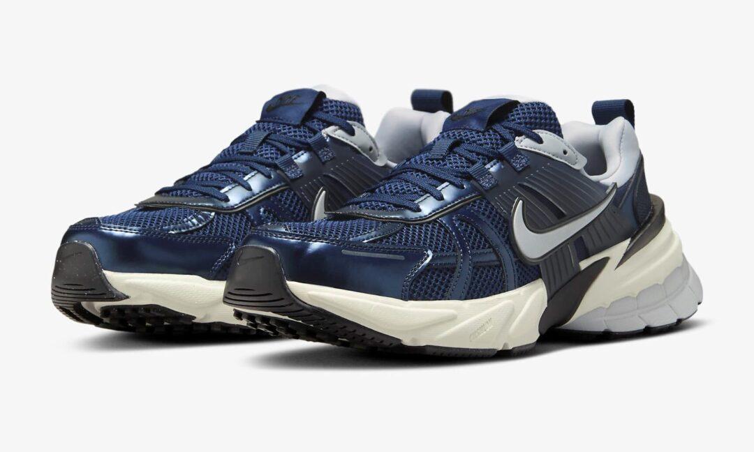 HJ4497-400 Nike V2K Run Обсидиан Грозовой Синий Волк Серый (Женский) 11W