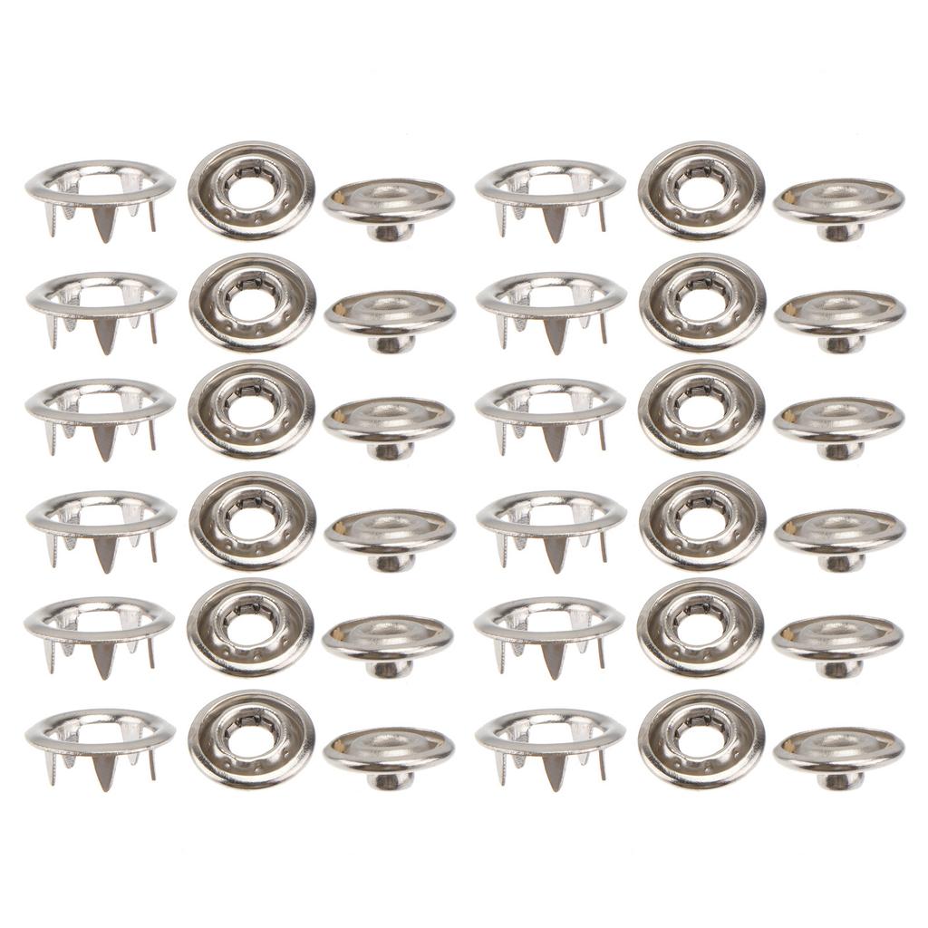 100 Stück 11mm Druckknöpfe Schnallen Zackenknöpfe für dünne Stoffe Heimreparatur Grenzüberschreitender Verkauf Bastelklammern Bandana Lätzchen
