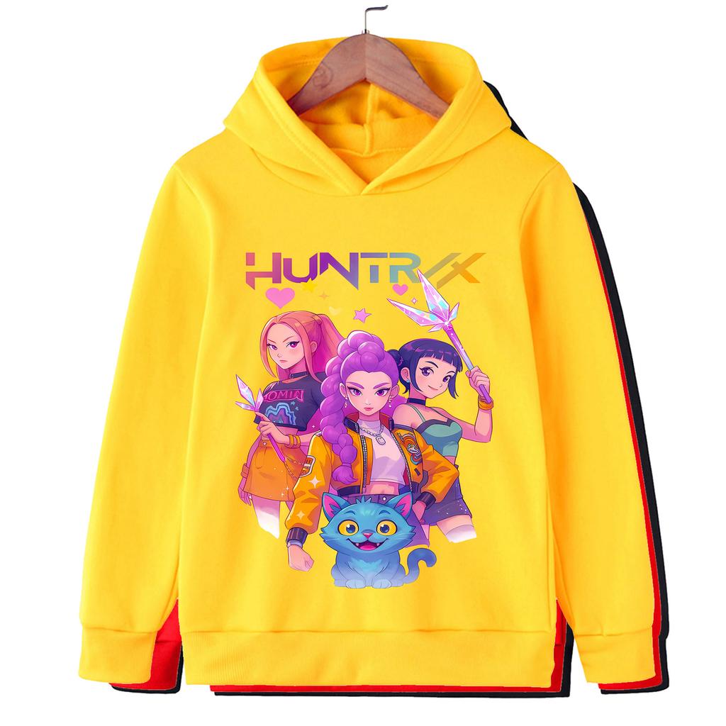 Kpop Devil Hunter Children's Clothing: Comfortable, Fashionable and Trendy Children's Sports Hoodies for Boys and Girls