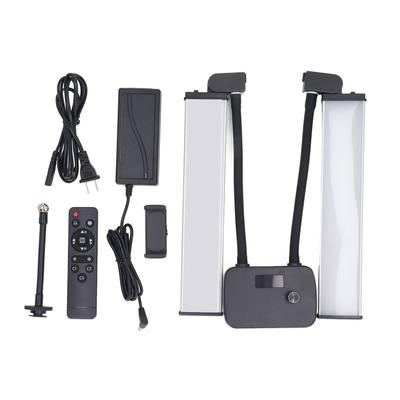 Double Arms Beauty Light, 45 W, dimmbares Doppelarm-Fülllicht mit Fernbedienung für Selfies
