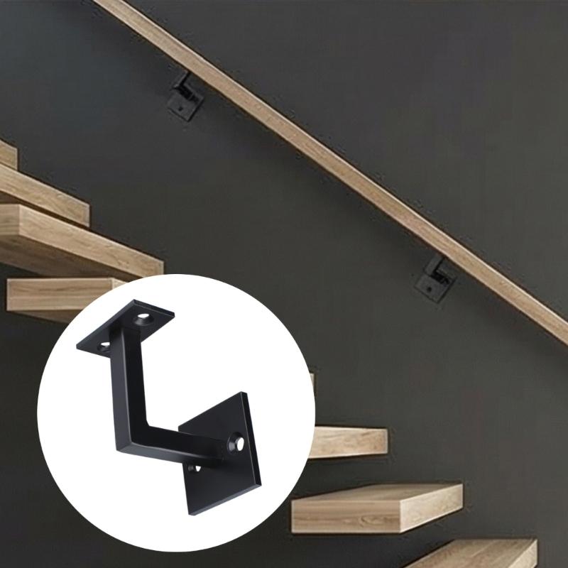 4 Stück Edelstahl L-förmige Treppengeländerhalterungen Wandhalterung Geländerhalterung für moderne Wohn- und Geschäftsräume