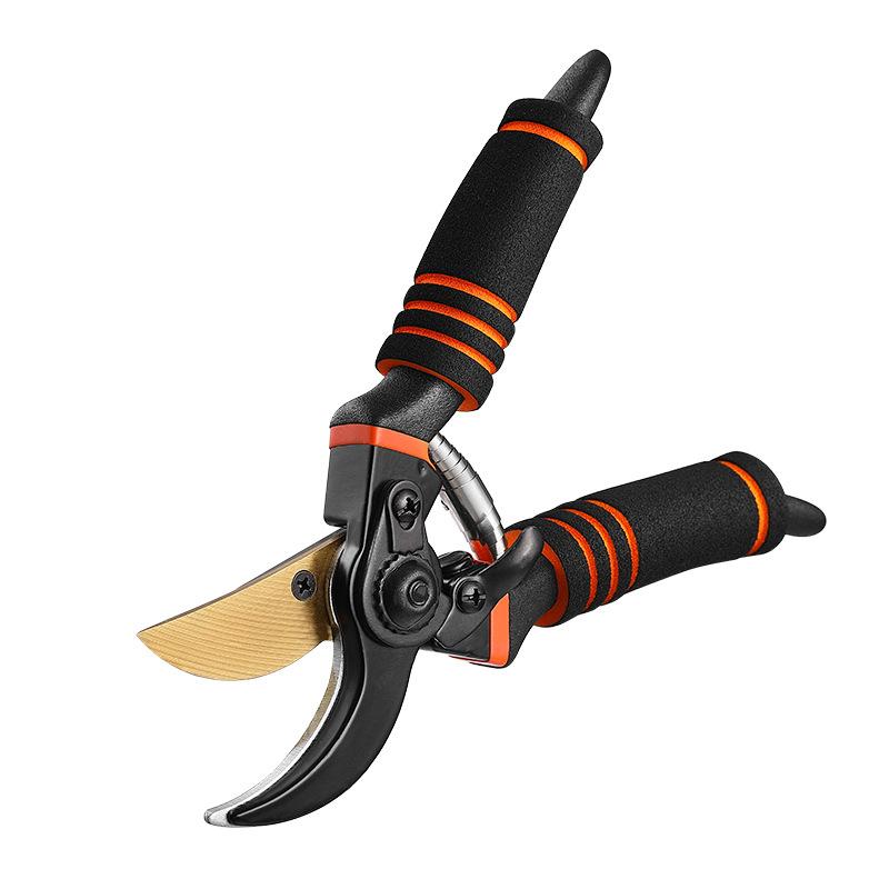 Professional Titanium Bypass Pruning Shears Super Sharp, Heavy Duty Garden Shears for Precise Pruning & Trimming