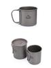 Widesea Lightweight Titanium Camping Cup with Lid - Portable and Easy to Store Tableware