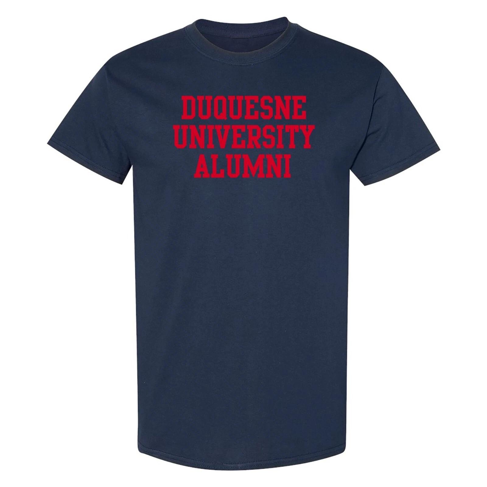 Duquesne Dukes Alumni Block T-Shirt - Navy XL