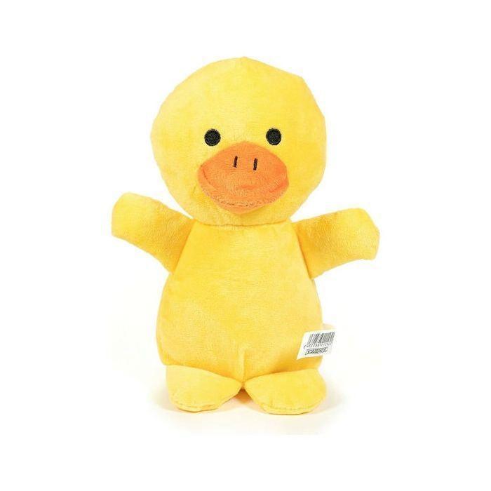 Jouet Pour Chien - Gloria - Peluche Canard Jaune - 14 Cm - Émet Un Son - Résistante