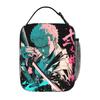 One Piece Anime Zoro Insulated Lunch Bag Meal Pack Rice Bag Bolsa Student Bento Lunch Handbag Insulation