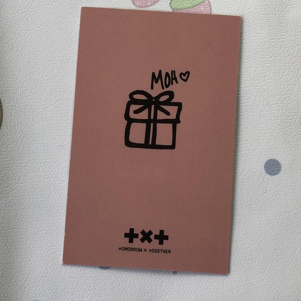 [USED] TXT KBS Gayo Daejeon Musicbank Sanok Tuba Taehyung Trading Card