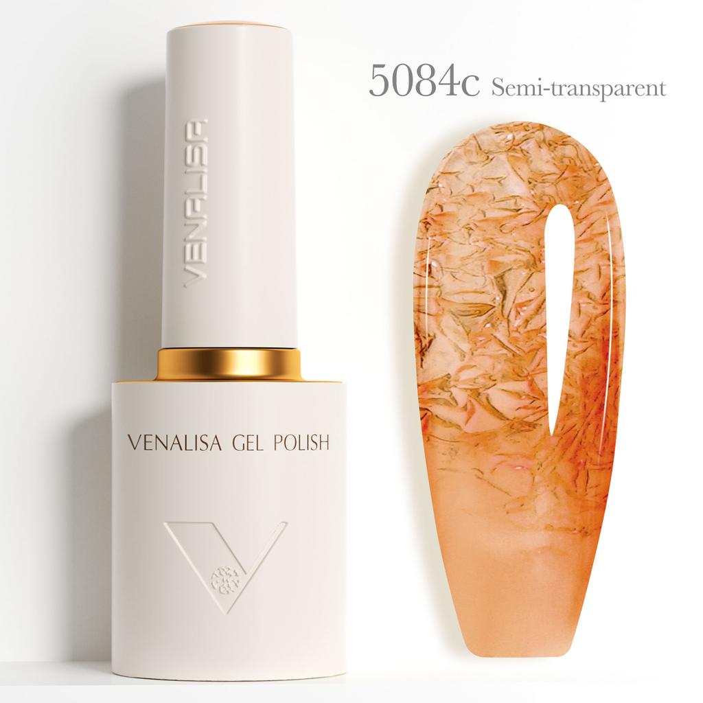 Venalisa 10ml Jelly Gel Nail Polish HEMA/TPO-Free Semi-Transparent Colors UV LED Soak Off Gel for DIY Manicure Kit