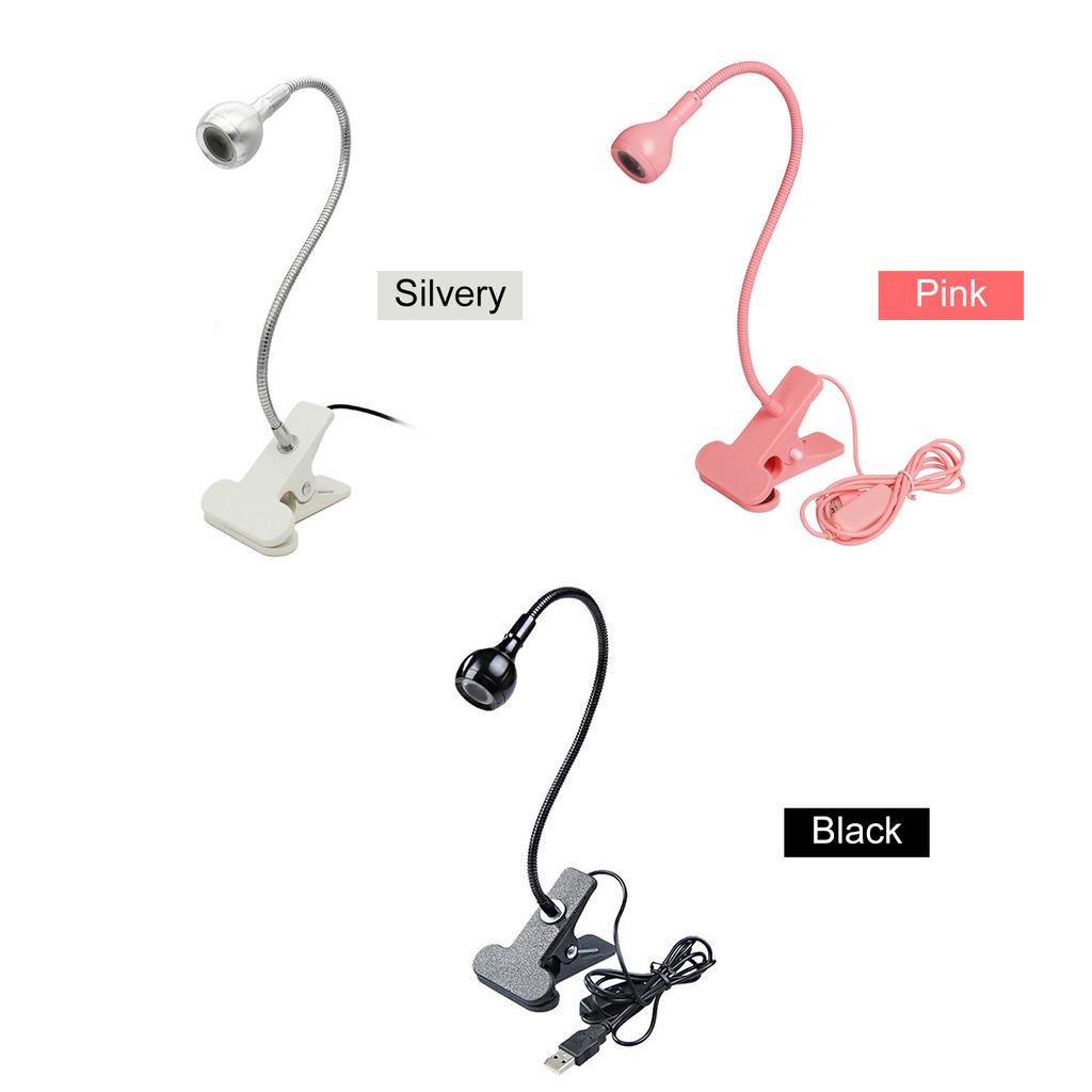 USB Clip-On Table Lamp Bedside Lamp Nail Art Nail Polish Curing UV Glue Light