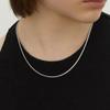 LUNNE Silver 925 Brilliant Slim Tennis Necklace #LSN56