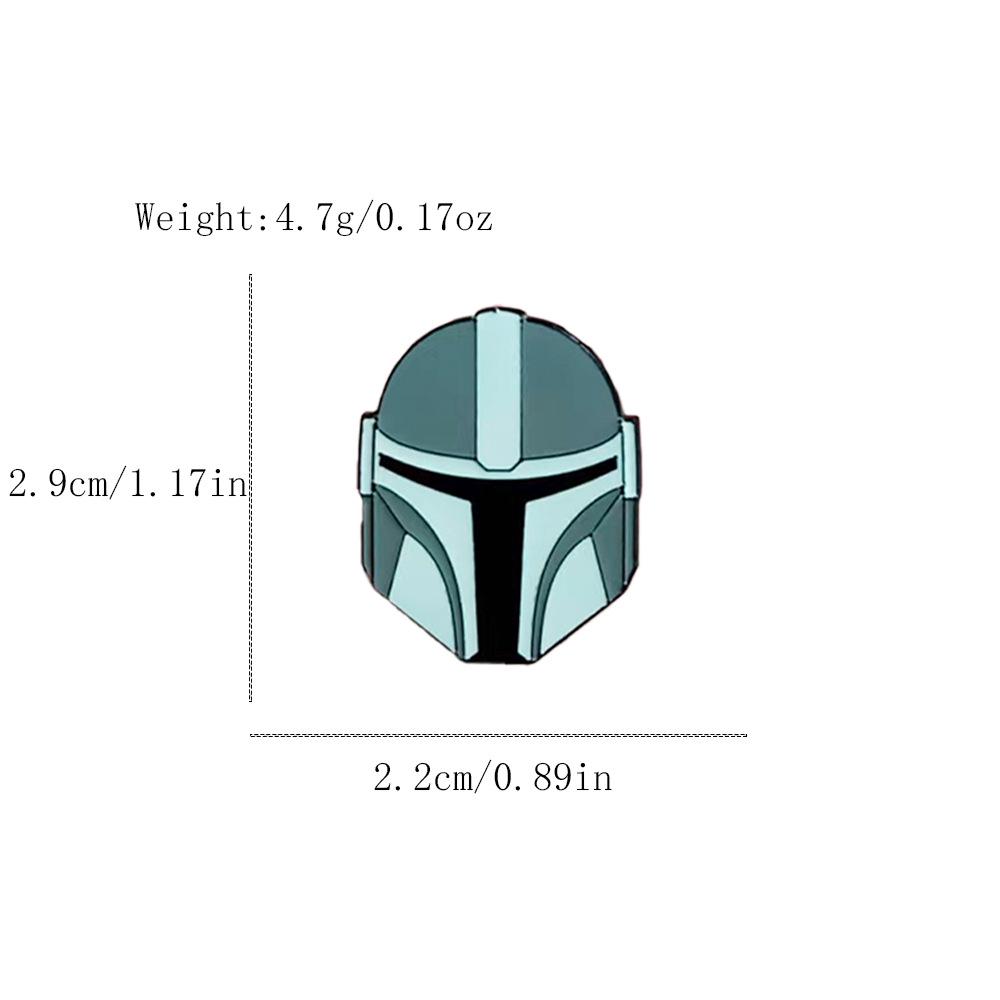 Star Wars Brooch: Imperial Stormtrooper & Darth Vader Helmet Badge