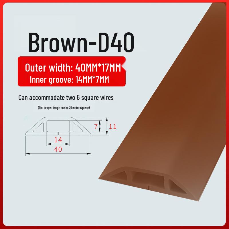 PVC Soft Wire Duct - Self-Adhesive, Durable, Invisible Cable Management Channel