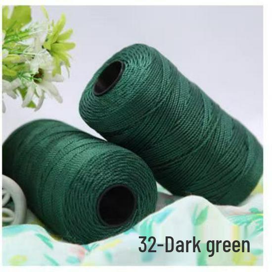 Ice Silk Three-Strand Yarn for Crochet Bags, Hats, Seat Cushions, Bottle Sleeves, and Slippers