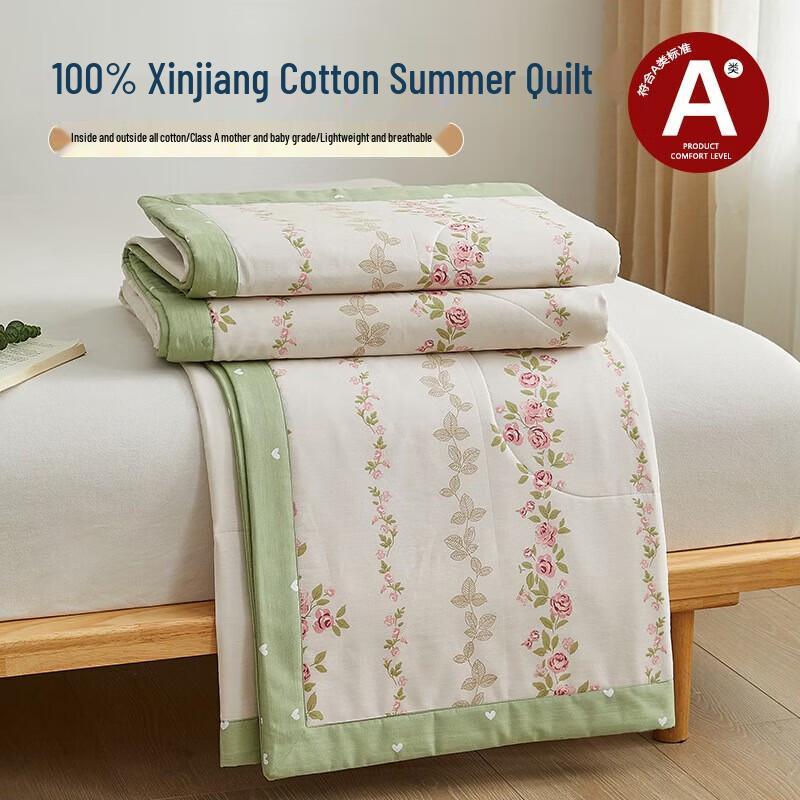 Pushenmei Pure Cotton Machine Washable Summer Quilt