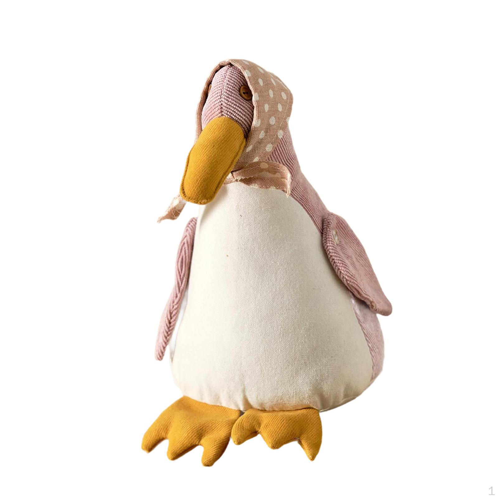 

Decorative Door Stopper Animal Doorstop Floor Wall Protector Heavy Duty for Home Soft Duck Shape