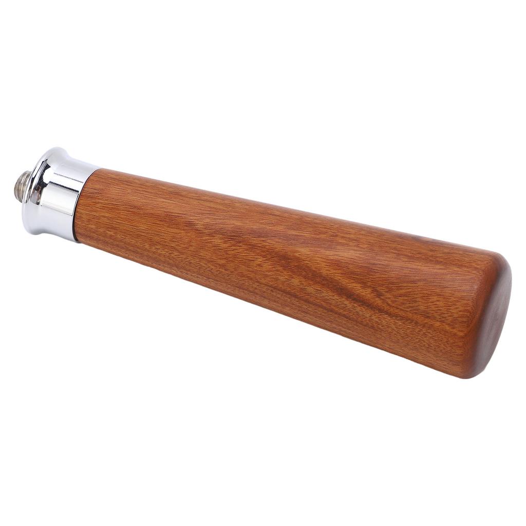 M10 Thread Coffee Filter Replacement Handle Red Rosewood Handle for Coffee Portafilter Flat Bottom