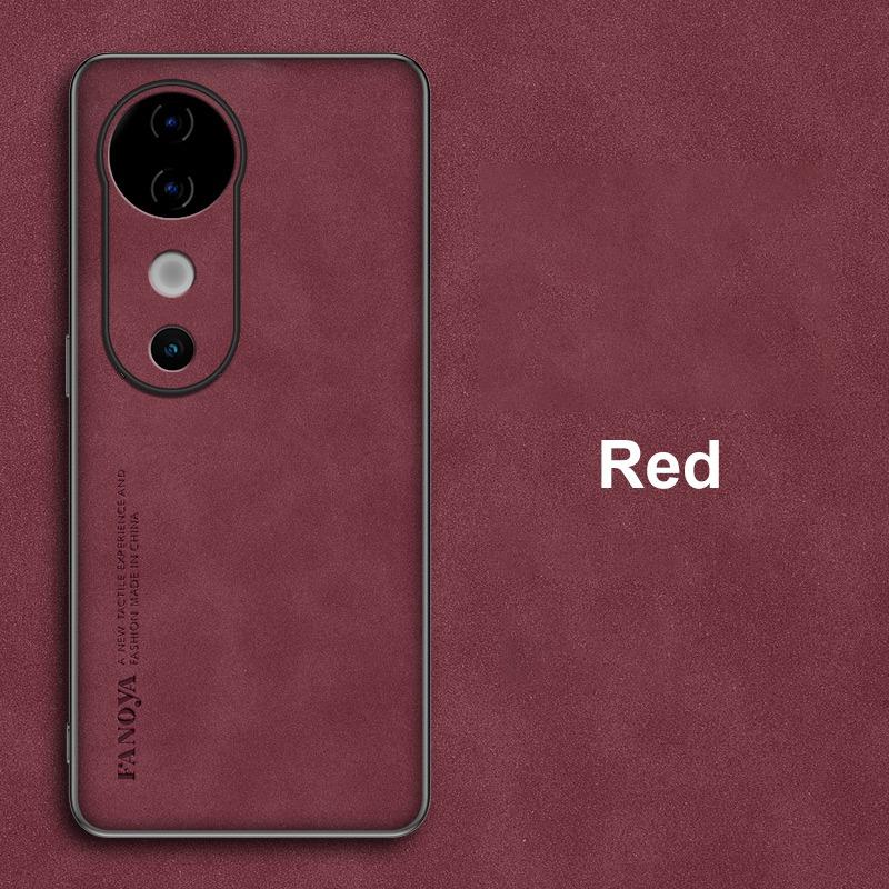 For Vivo V40 Pro 5G Case Luxury PU Leather Phone Case For Vivo V40 S19 Pro Back Cover Matte Silicone Shockproof Full Protection