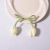 5Pcs Bag Accessories DIY Tulip Lace-up Straps Sweet Ornaments Curtains Tie Rope Baking Decoration Hair Cord Accessories Cake