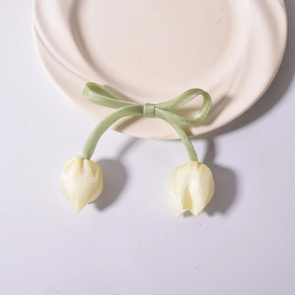 5Pcs Bag Accessories DIY Tulip Lace-up Straps Sweet Ornaments Curtains Tie Rope Baking Decoration Hair Cord Accessories Cake