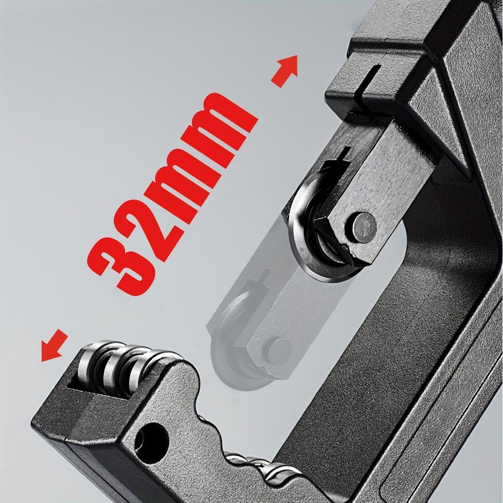 Bearing Pipe Cutter, Ball Bearing Cutting Tool Manual Knob Tube Cutter for Thin-walled Pipes Such As PPR Pipes for Aluminum Tube