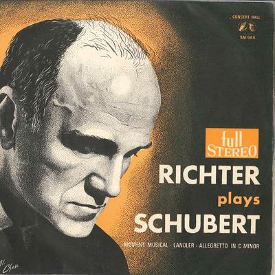 7inch Record SVIATOSLAV RICHTER - Schubert: Moment Musical In F Minor SM965 CONCERT HALL Japan Classical Used
