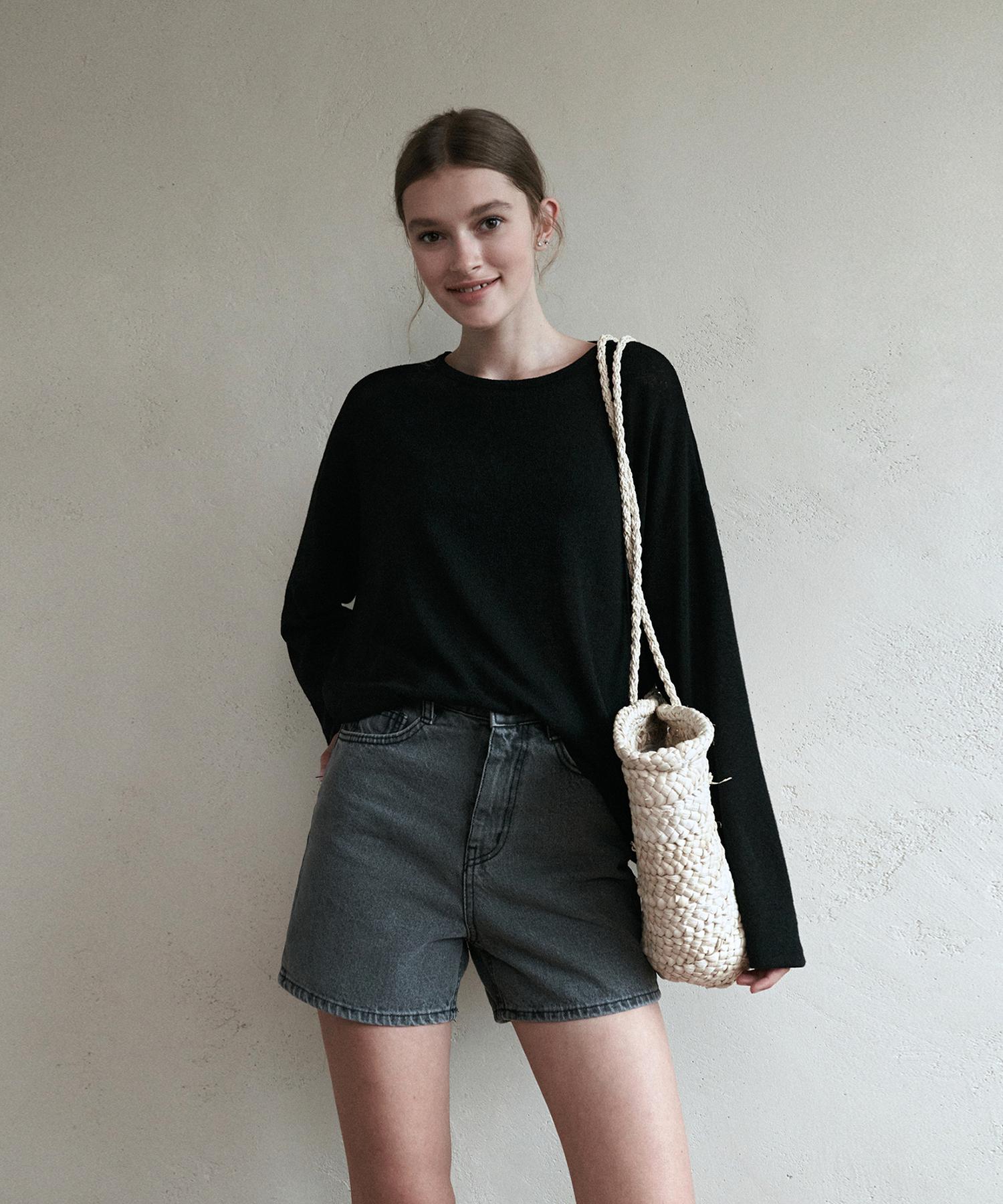 Roeil Summer Natural T-Shirt - Black Free