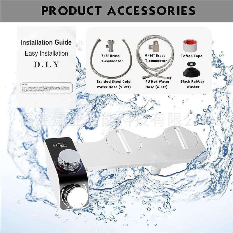1Set Easy To Install Feminine Wash Device Hot And Cold Body Cleaner No Electricity Required Smart Toilet Seat Anal Cleanser
