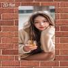 Vintage Korean Beauty Wall Decor Metal Poster Retro Woman Art Sign