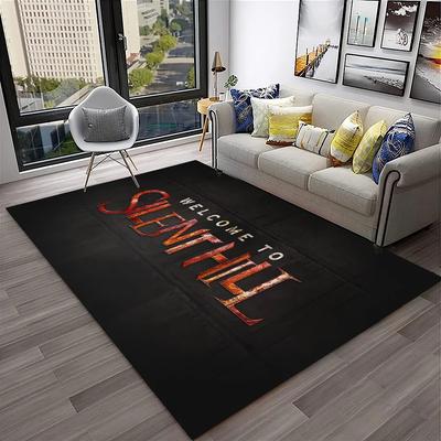 3D Silent Hill Horrorfilm Spiel Teppich Teppich für Zuhause Wohnzimmer Schlafzimmer Sofa Spielzimmer Fußmatte Dekor, Bereichsteppich Rutschfeste Bodenmatte