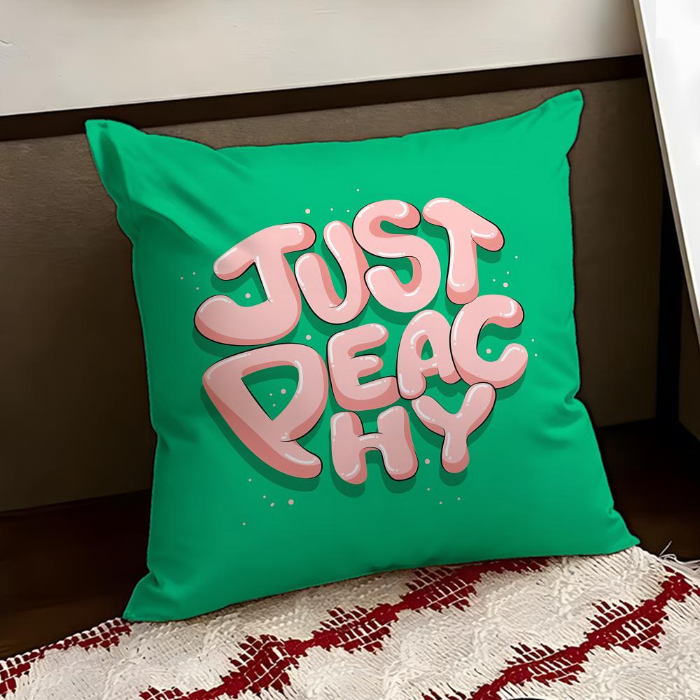 Powerful Motivational Quote Cushion Cover Reversible Soft Durable Pillow Cover Home Car MultiScene Use for Daily Comfort