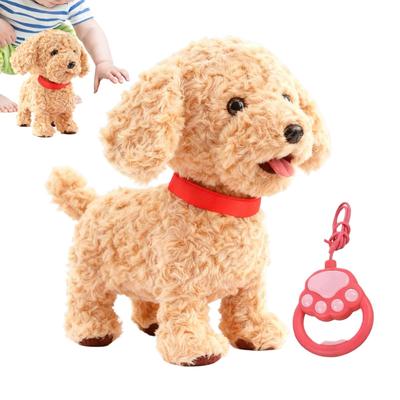 26cm Robot Dog Realistic Plush Soft Smart Toy Touch Sensing Ai Robot Dog With Voice Mimic For Kids Boys Girls Birthday Christmas