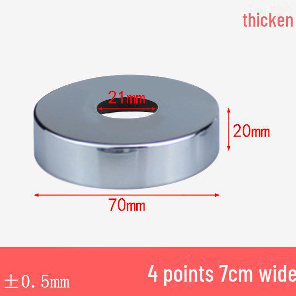 Capace decorative din oțel inoxidabil pentru robinet, triunghi și pătrat