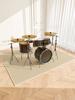 Simple Solid Piano Drum Carpet Thickened Shock Absorption Sound Insulation Non-slip Mat Light-luxury Living Room Bedroom Rug