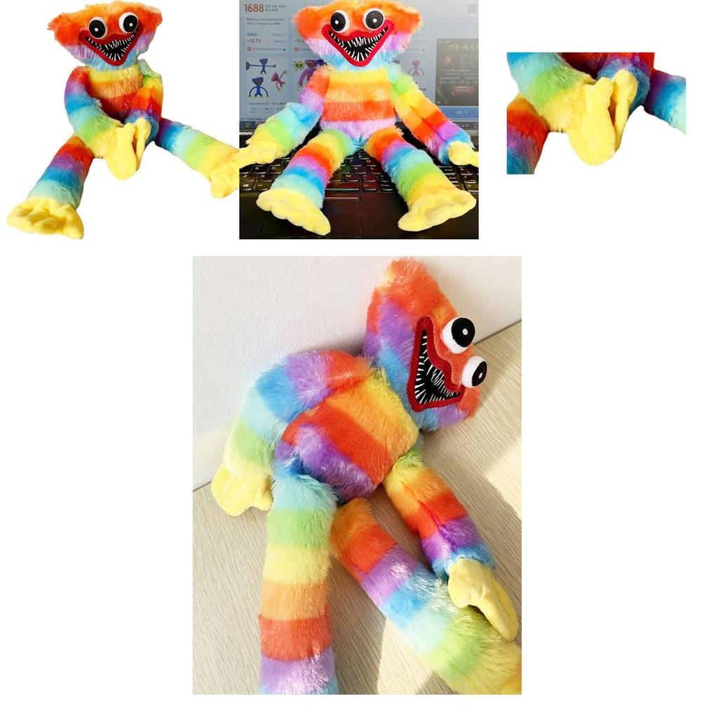 Cute Rainbow Huggy Wuggy Plush Toy Super Soft Perfect For Kids And Game Fans