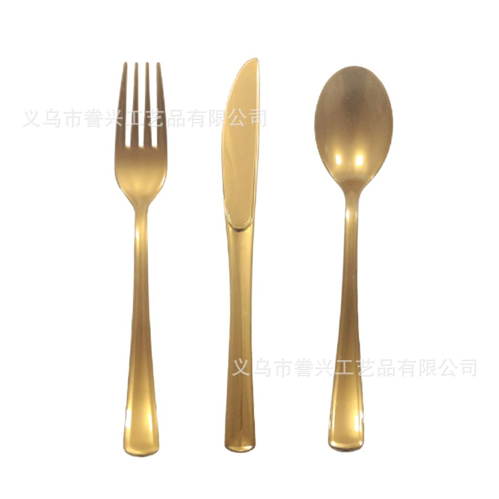 Disposable Knives, Forks And Spoons, Tableware, Spot Plastic Party Party Party Knives, Forks And Spoons, Color Foreign Trade Supply