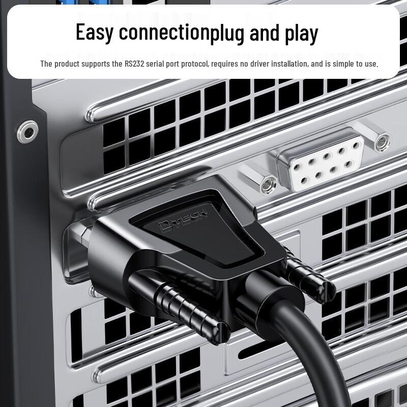 RS232 DB9 Male to Female Serial Extension Cable