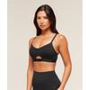 Gymshark Balkon Peekaboo Sport-BH Schwarz B4b6j Bb2j