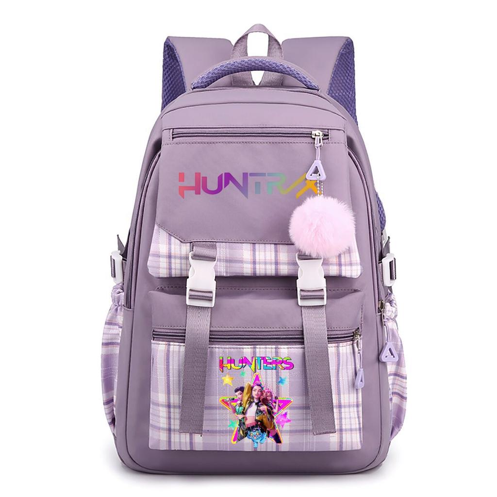 Trend Animation Printing Primary And Secondary School Students Lightweight Spine Backpack Men'S And Women'S Versatile Casual Schoolbag