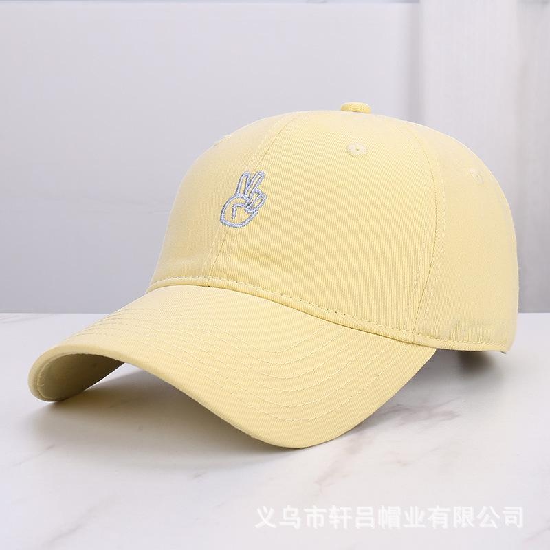Fashion embroidery versatile baseball cap men's and women's summer new fashion versatile sunshade sunscreen cap