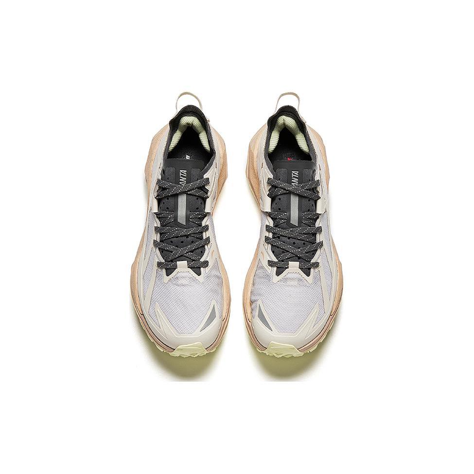 Anta Cushioning Slip Resistant Low top Running Shoes Women's Gray 122416602A-3