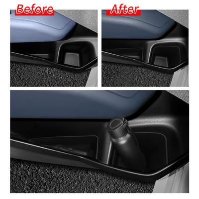 For BMW X3 2025 2026 Car Door Side Storage Box Case Door Handle Anti Dirty Storage Tray Accessories TPE 10PCS