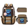 Animation Cartoon Peripheral Printing Children'S Backpack Campus Large Capacity Primary And Secondary School Students Schoolbag Three-Piece Set