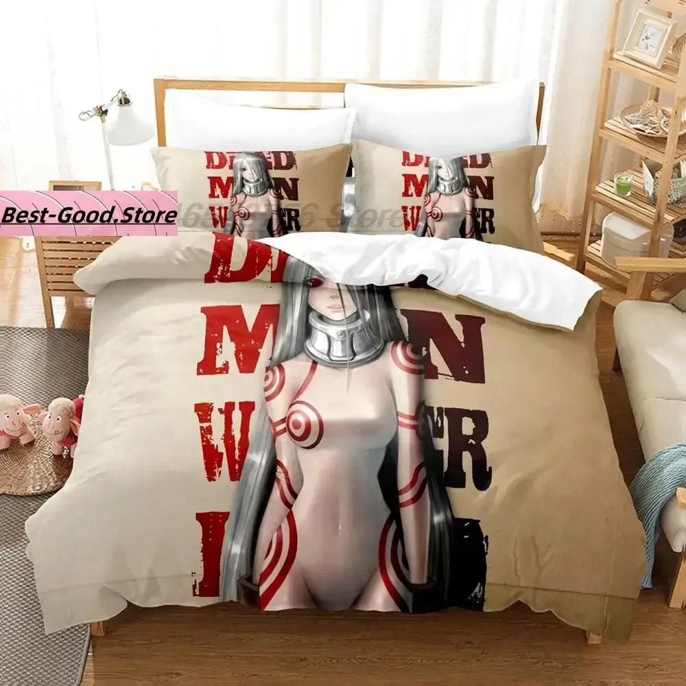 Comforter Deadman Wonderland Bedding Set Single Twin Full Queen King Size Bed Set Aldult Kid Bedroom S 3D Cama De Casal