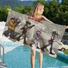 Band Rock Gorillaz Big Microfiber Beach Towels Quick Dry Towel Sand Beach Towels Pool Towel for Travel Swim Pool Yoga