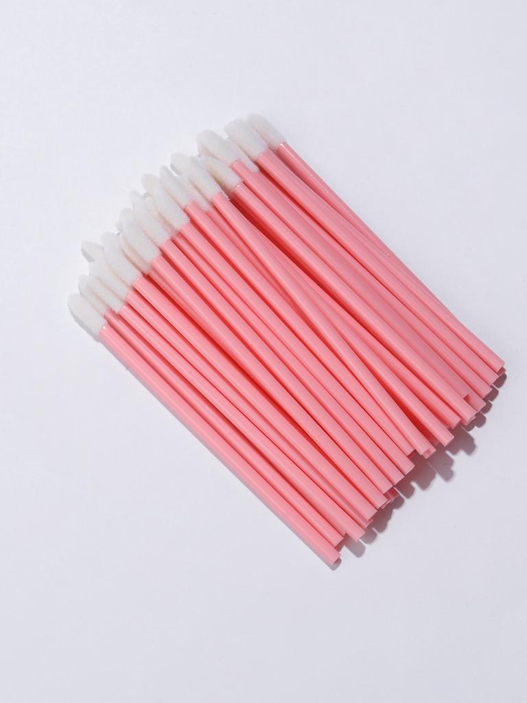 50Pcs Disposable Lip Brush Eyelash Makeups Brushes Lash Extension Mascara Applicator Lipstick Wands Set Make Up Tools