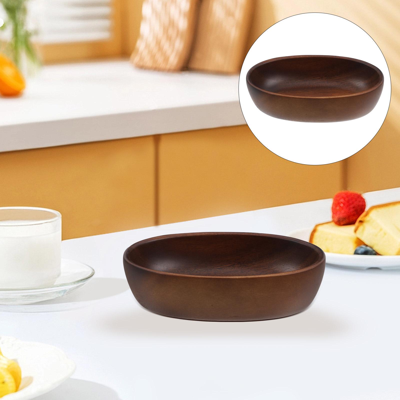 

Большая миска в форме корабля из дерева грецкого ореха, темно-коричневая, винтажная, для сервировки фруктовых салатов, для использования на кухонной столешнице темно-коричневого