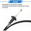 Hood Release Cable No.BP4K56720 Hood Latch Cable for Mazda 3 2004-2009 1 Pcs