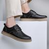 Handgefertigte lässige Lederschuhe für Herren, flache Schuhe