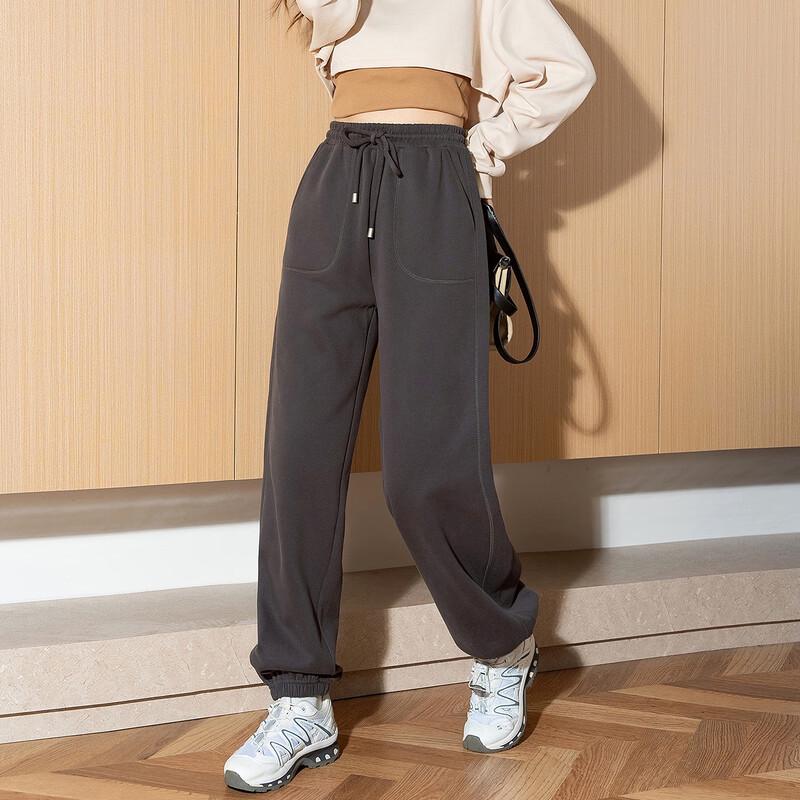 TonLion Women's Loose Pocket Cuffed Trousers